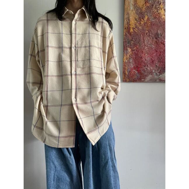 SHINYAKOZUKA HIS SHIRT (IVORY) 2202SK47 | IAAAM ONLINE STORE