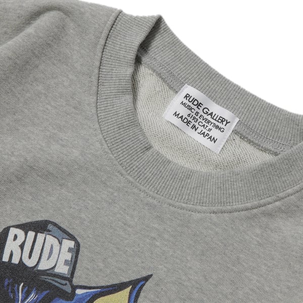 RUDE GALLERY】ルードギャラリー RUDE CAT CREW SWEAT (GRAY) クルー