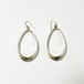 Old 925 Silver Big Hoop Dangle Pirced Earrings