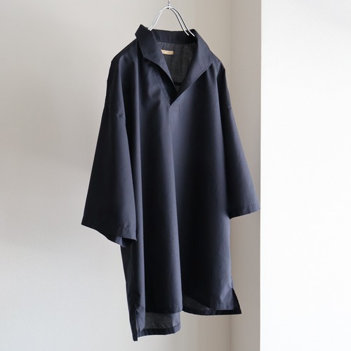 LAMOND　“ LAWN SKIPPER  SHIRTS ( Navy Black )”