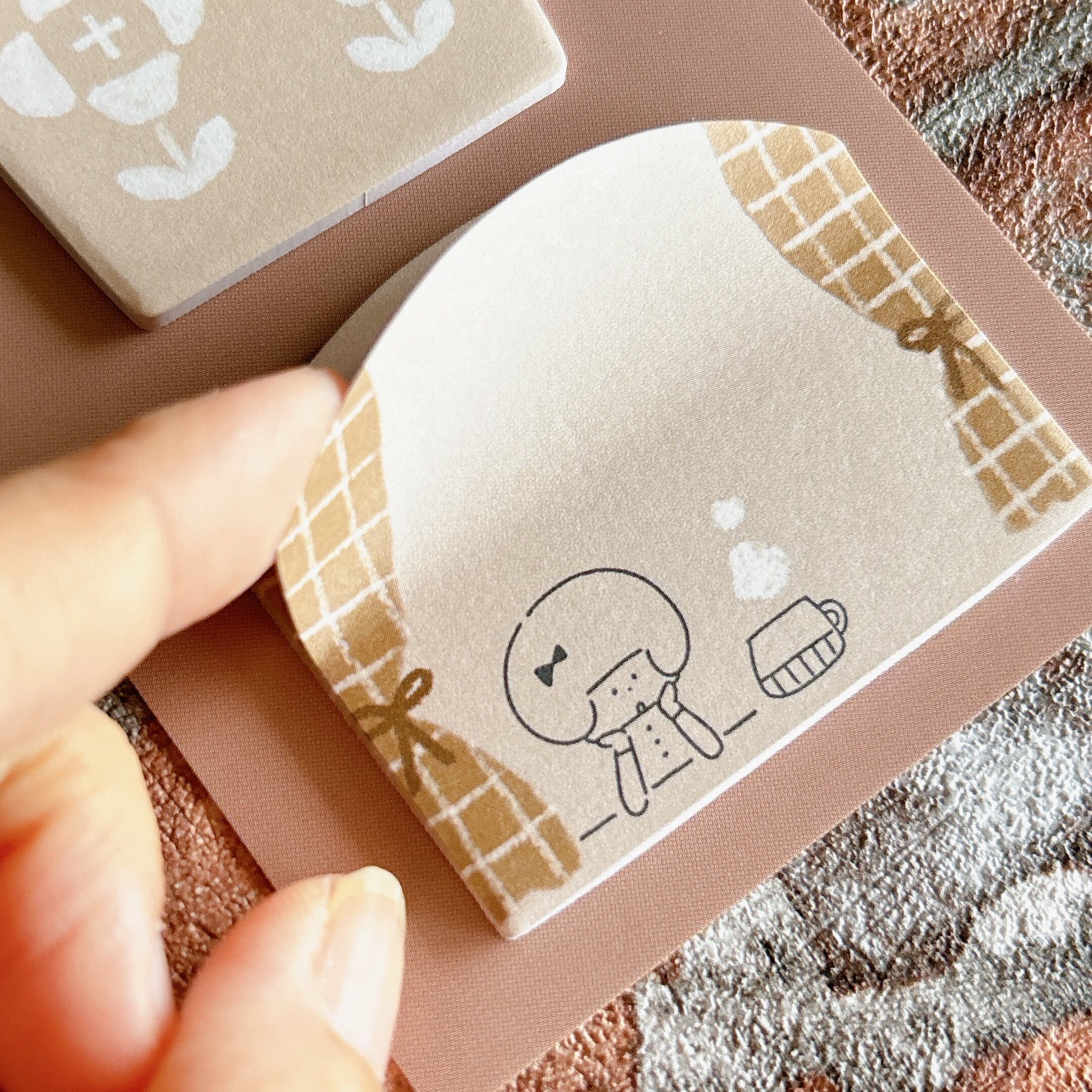 mizutamaさん×古川紙工さんコラボ KOKOROMOYOU 型抜き付箋