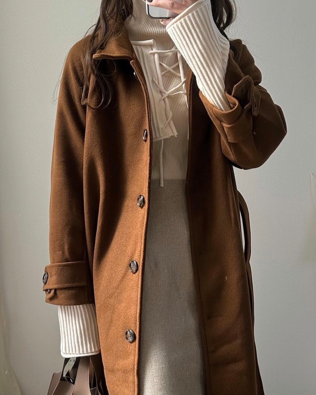 【minamii.__様着用】chester coat (brown)