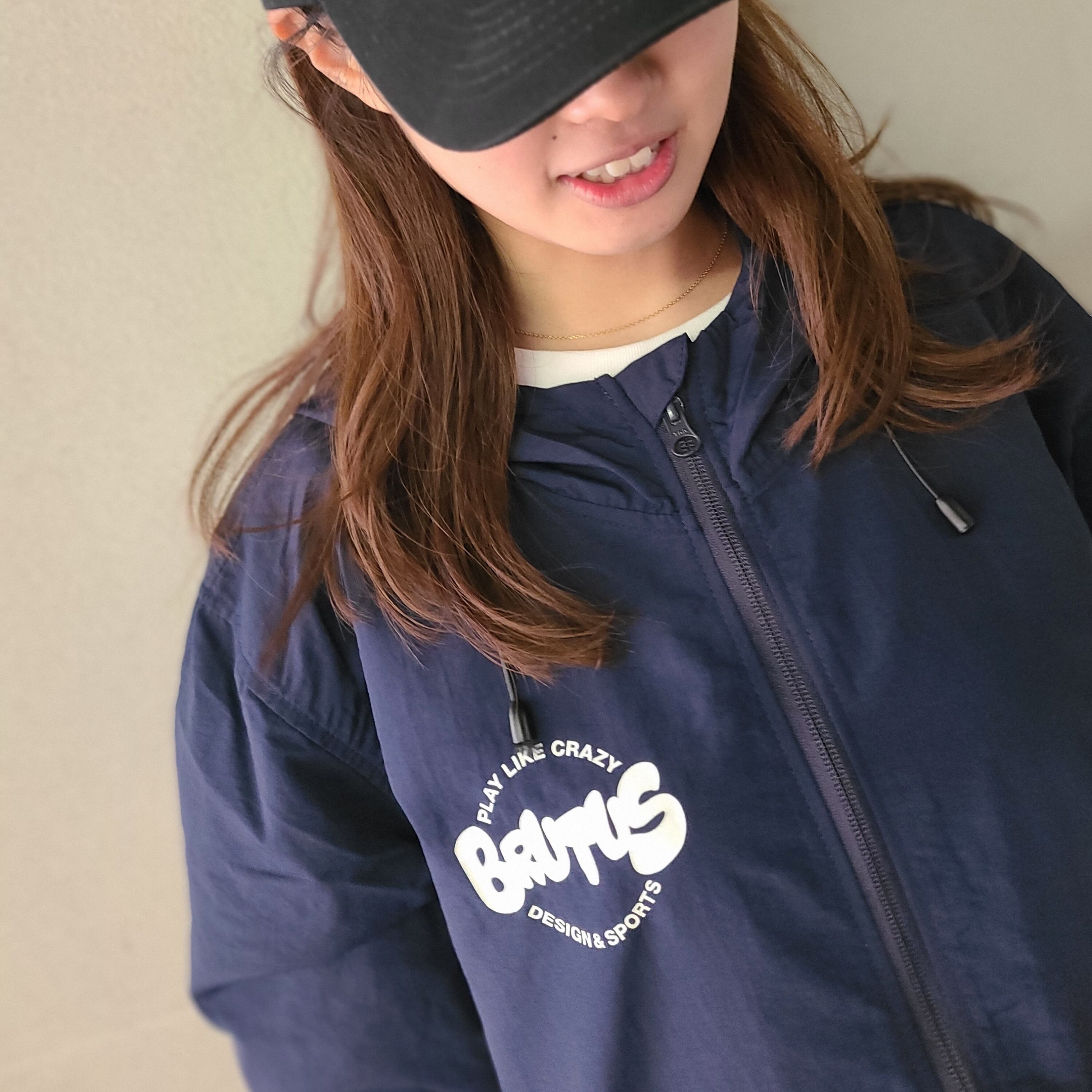 Brutus LOGO アノラックパーカー / ネイビー | Brutus Design&Sports