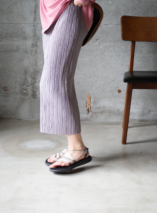 "mite" used Crinkle pleats skirt