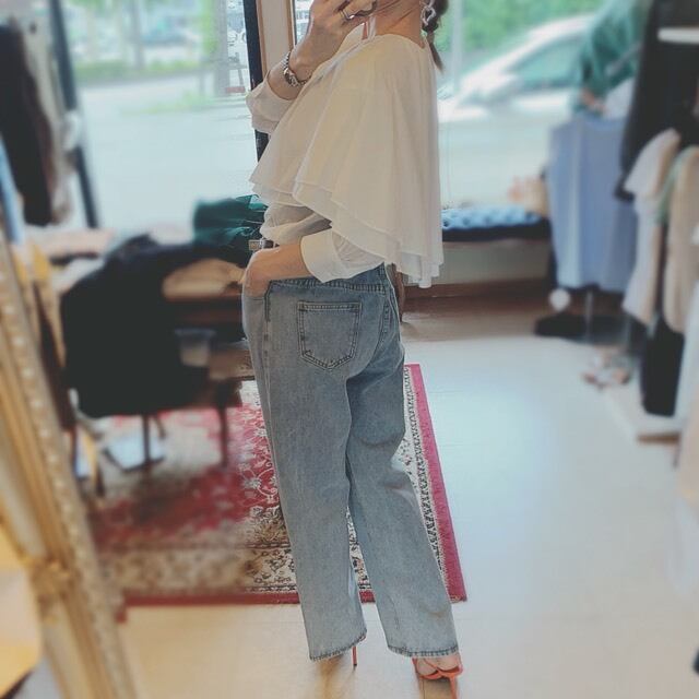 限定数のみ PASSIONE パシオーネ デニム 半袖 フリル - 通販 - www