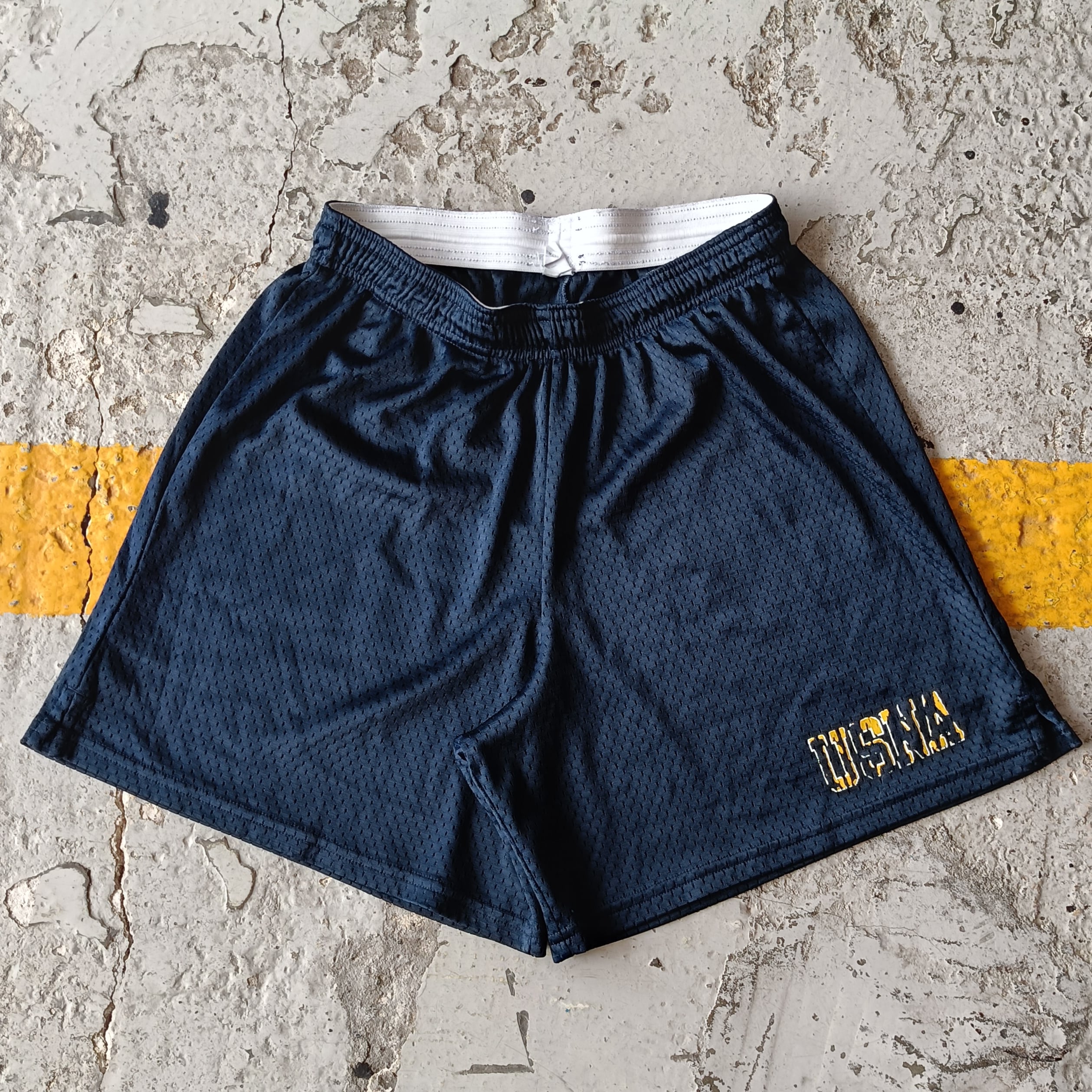 Used ショートパンツ◆S USNA 海軍兵学校 トレーニングショーツ Champion製◆ヴィンテージ USA古着