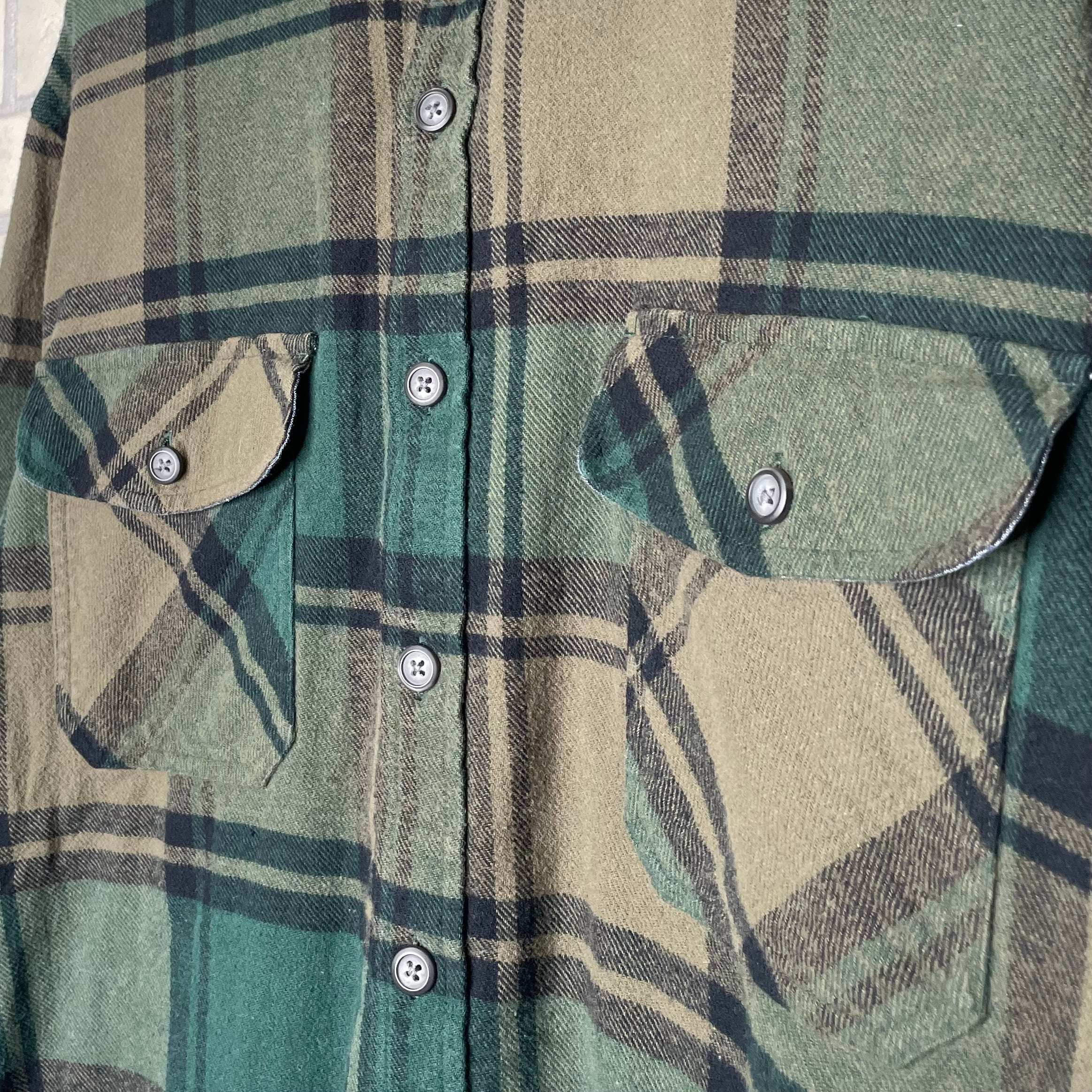 ANCHORAGE ヘビーネルシャツ XL チェック柄 厚手 コットン100% 長袖