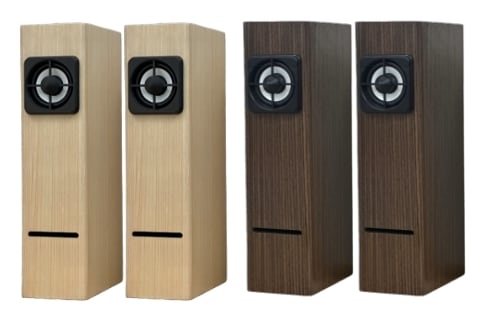 高音質スピーカー KSP-400Mミニ 天然木突板仕上げ 【GH-Sound製品
