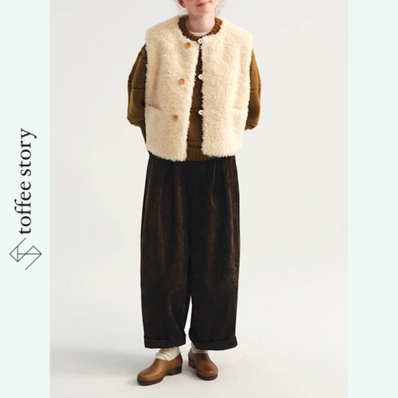 【2color】午後の光に溶ける、やわらかシルエットパンツ《P0327》