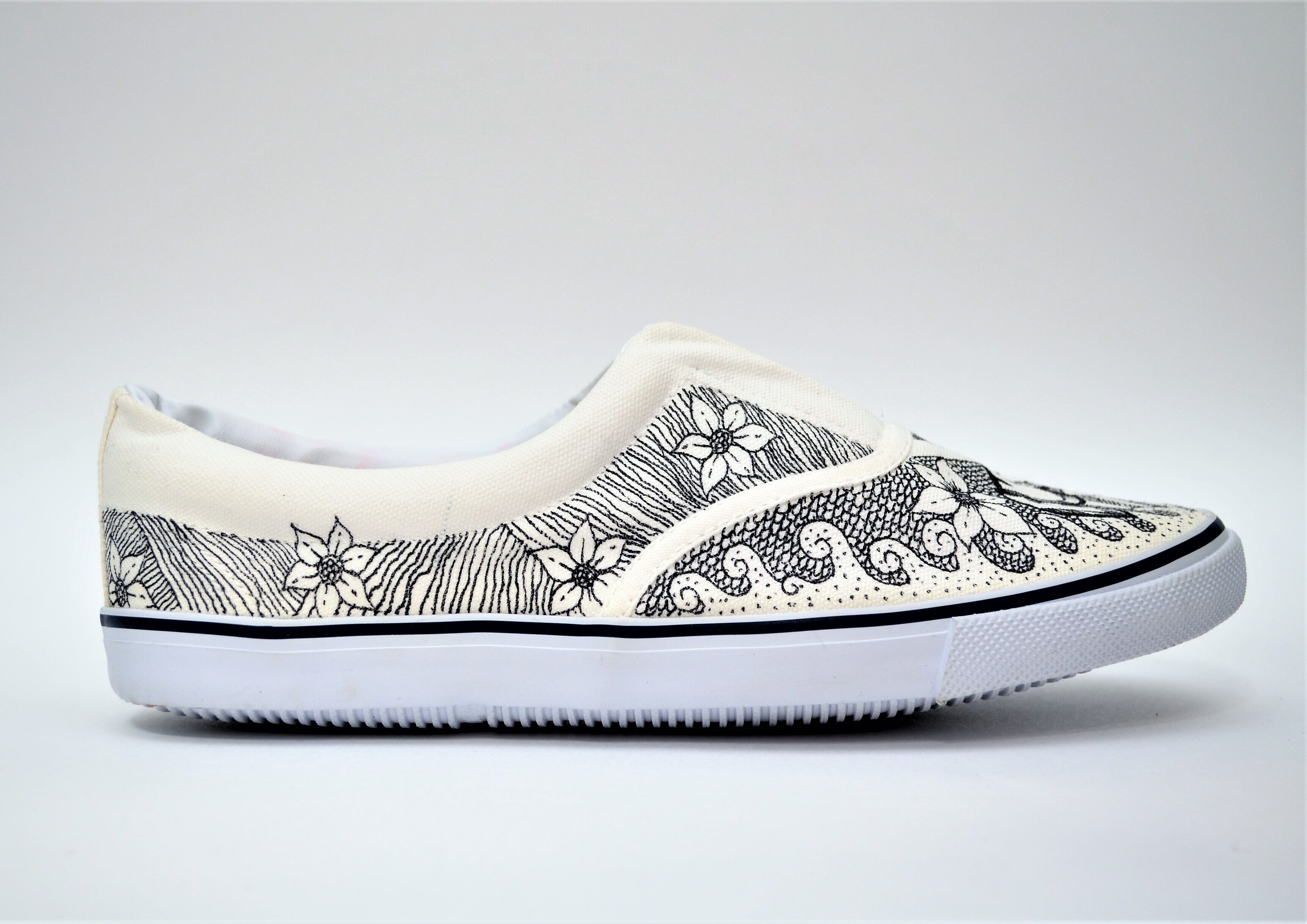 りがあるか イラストペイント By うん S Shop ラクマ デッキシューズの通販 りませんの