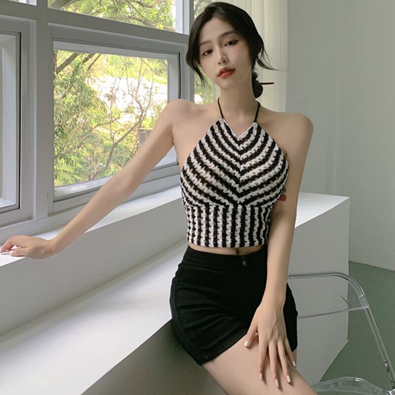 スタイルホルタートップス レディースサマーショート 夏物 ピュア ガールズファッション40139716128