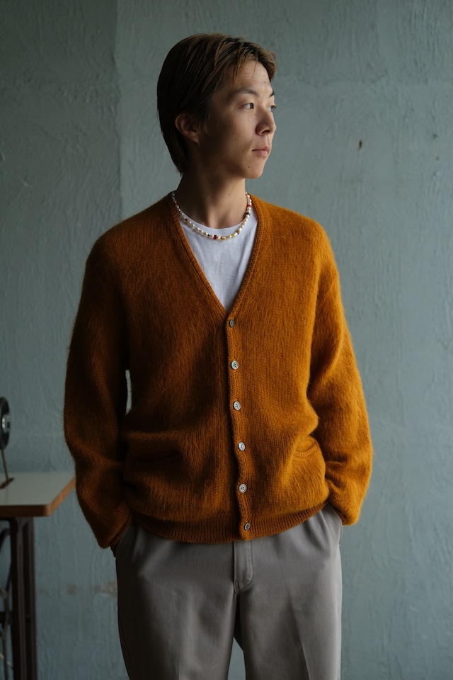 Utah/50's-60's Mohair25% Wool75% cardigan