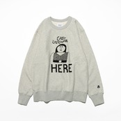 TACOMA FUJI RECORDS EASY LISTENING HERE SWEATSHIRT OATMEAL