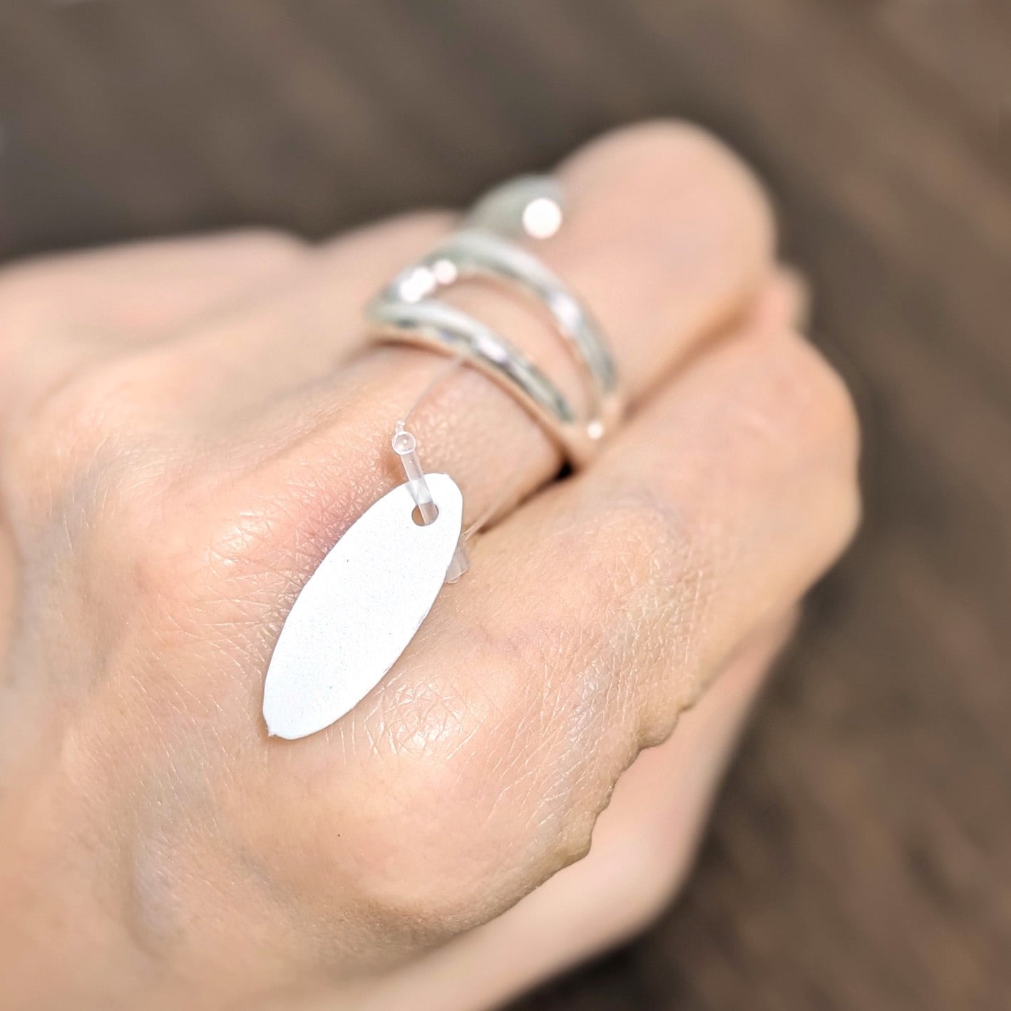 ごちゃつかない／タグ付け用 ミニロックス（110本）値札 タグ リング