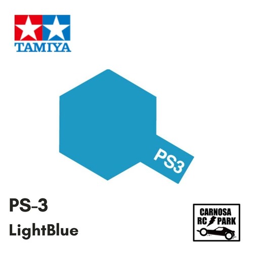 【TAMIYA タミヤ】ポリカーボネートスプレー　ライトブルー[PS-3]