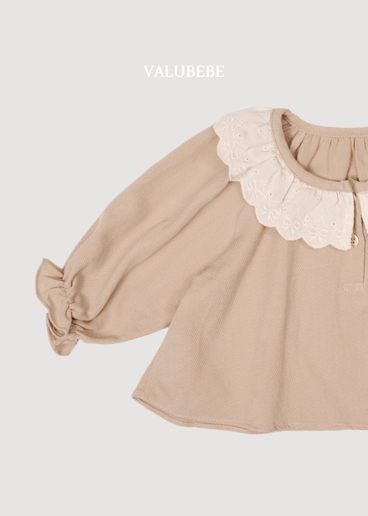 送料無料【予約】/ ラップフリルブラウス /valubebe