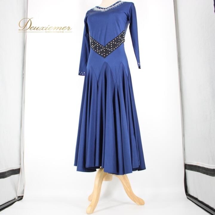 社交ダンス 衣装 スタンダード ドレス ワンピース レッスンウェア