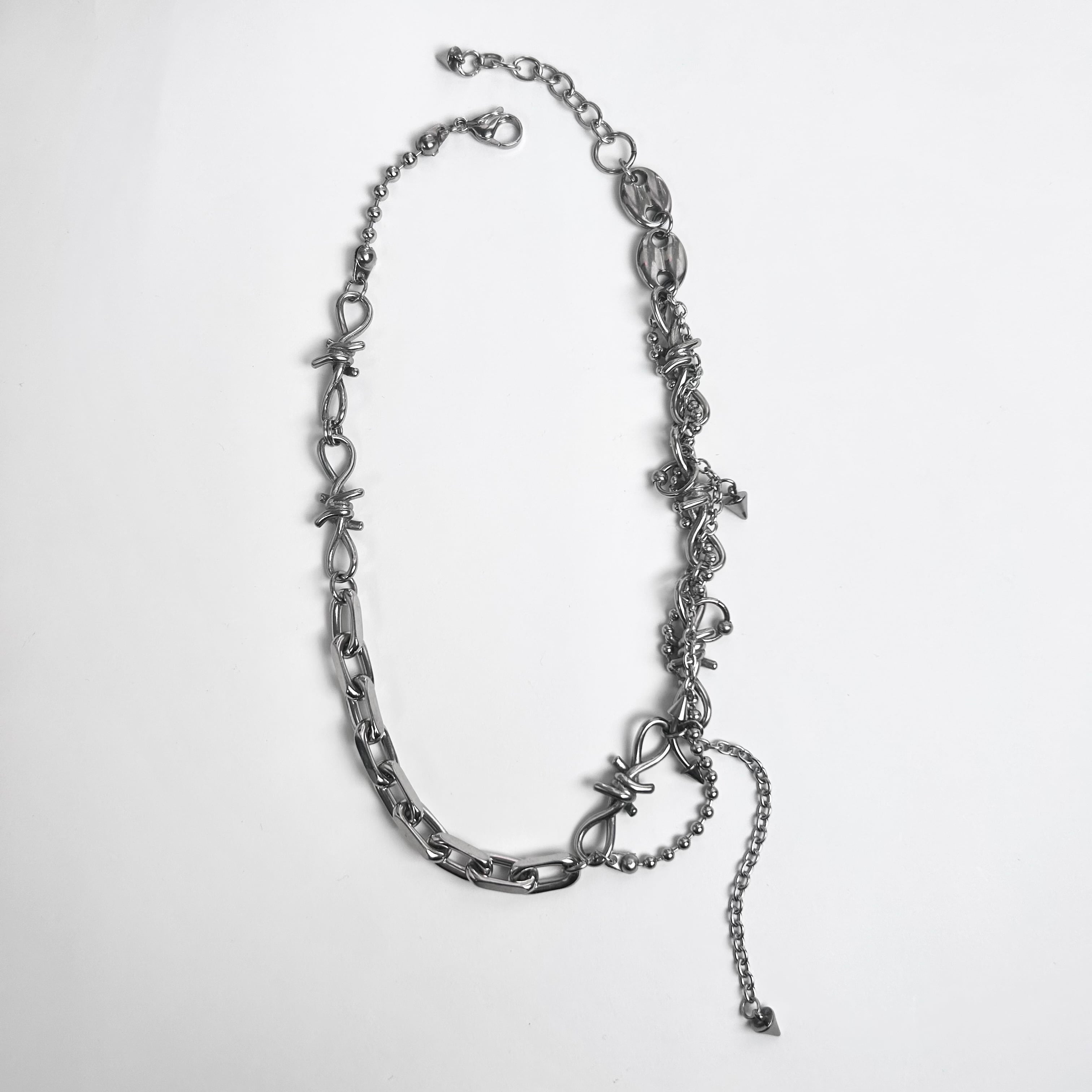 美品 オールドティファニー TIFFANY ボールチェーン ロングネックレス