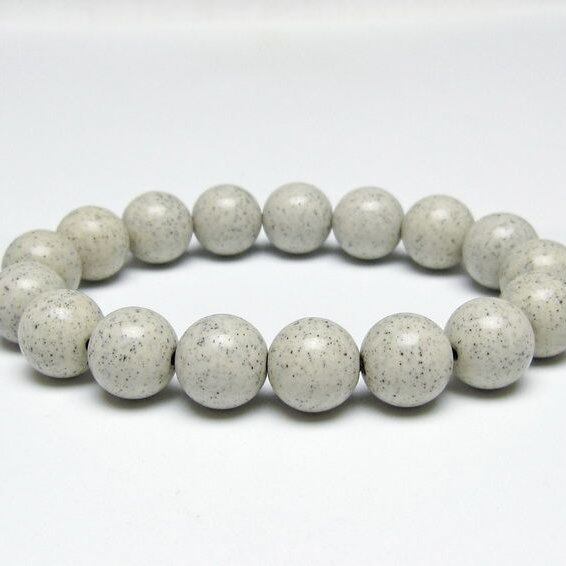 北投石 ブレスレット 12mm 一点物 メール便可 111-50173