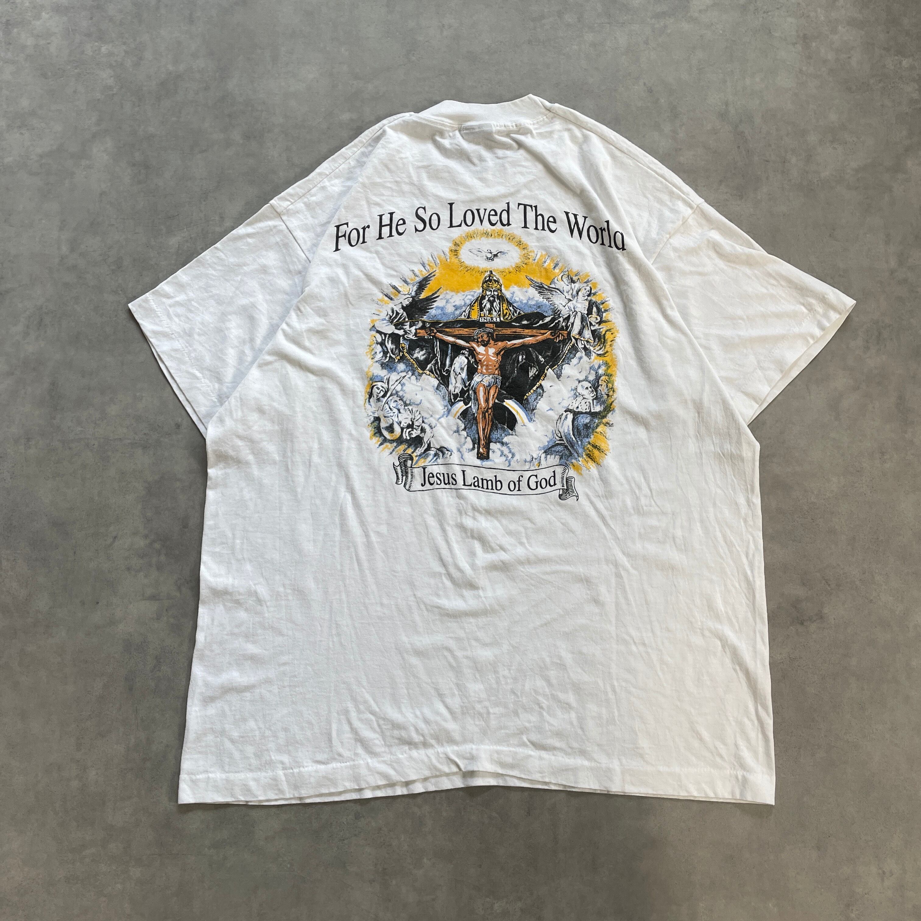 90s USA製 Jesus 宗教 キリスト vintage T-shirts