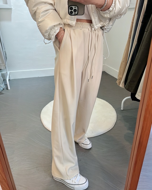 テンションワイドバンディングパンツ / 75BG 1