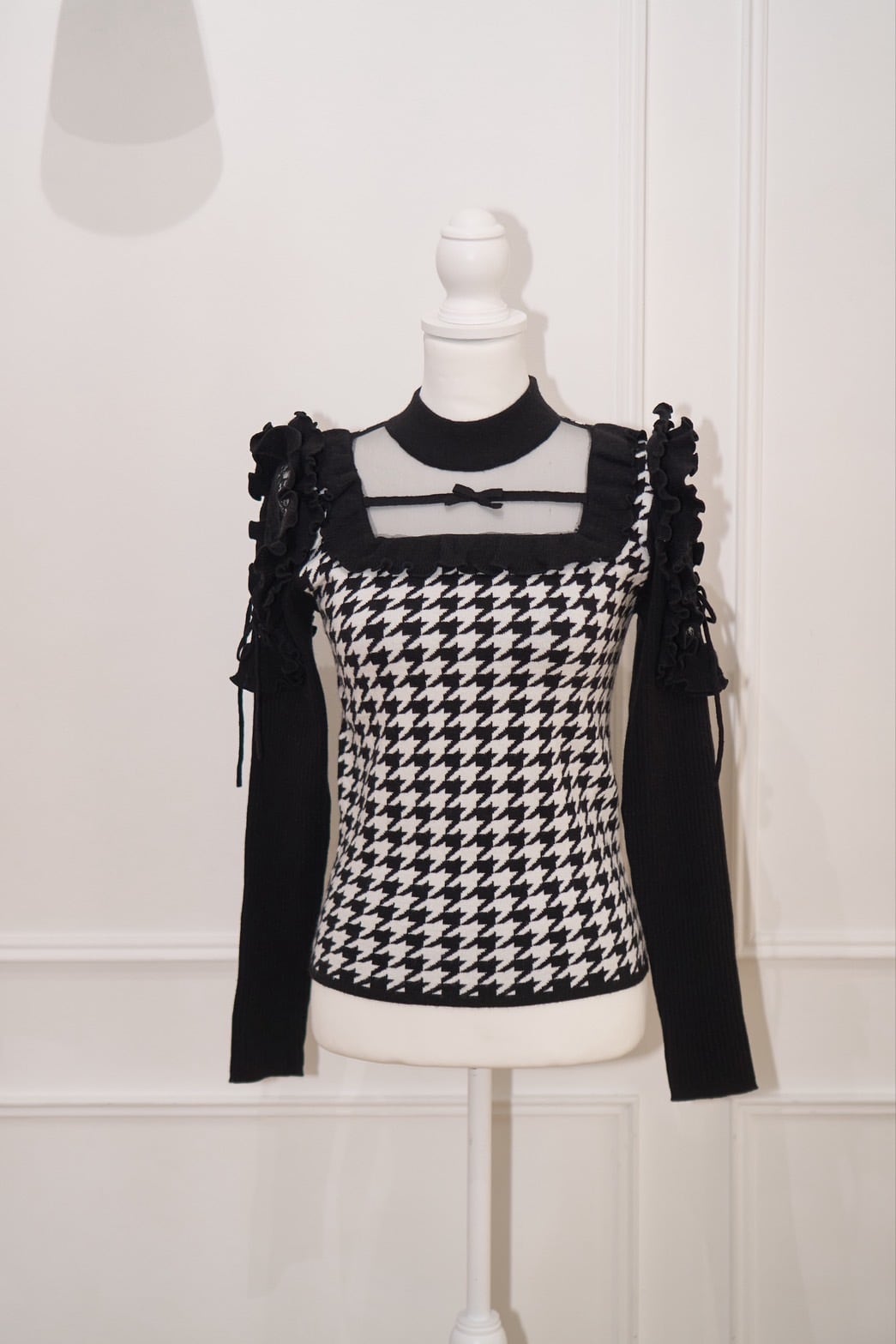 きらきらショルダーフリルニット | meltie