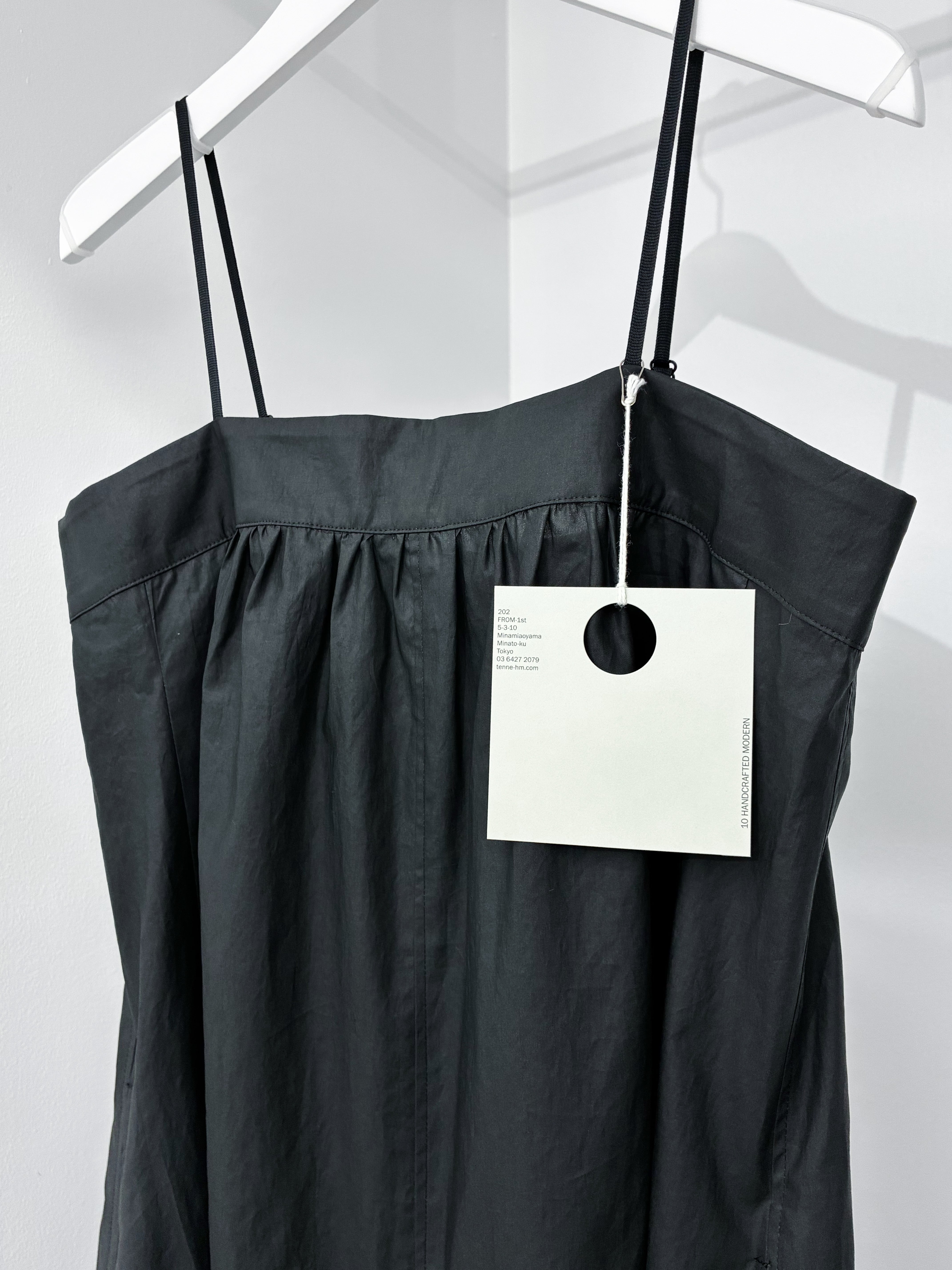 TENNE HANDCRAFTED MODERN シャーリングオールインワン TENNE HANDCRAFTED MODERN New Shirring all-in-on / Black | doodle