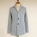 Stand Collar Cut Jacket Gray