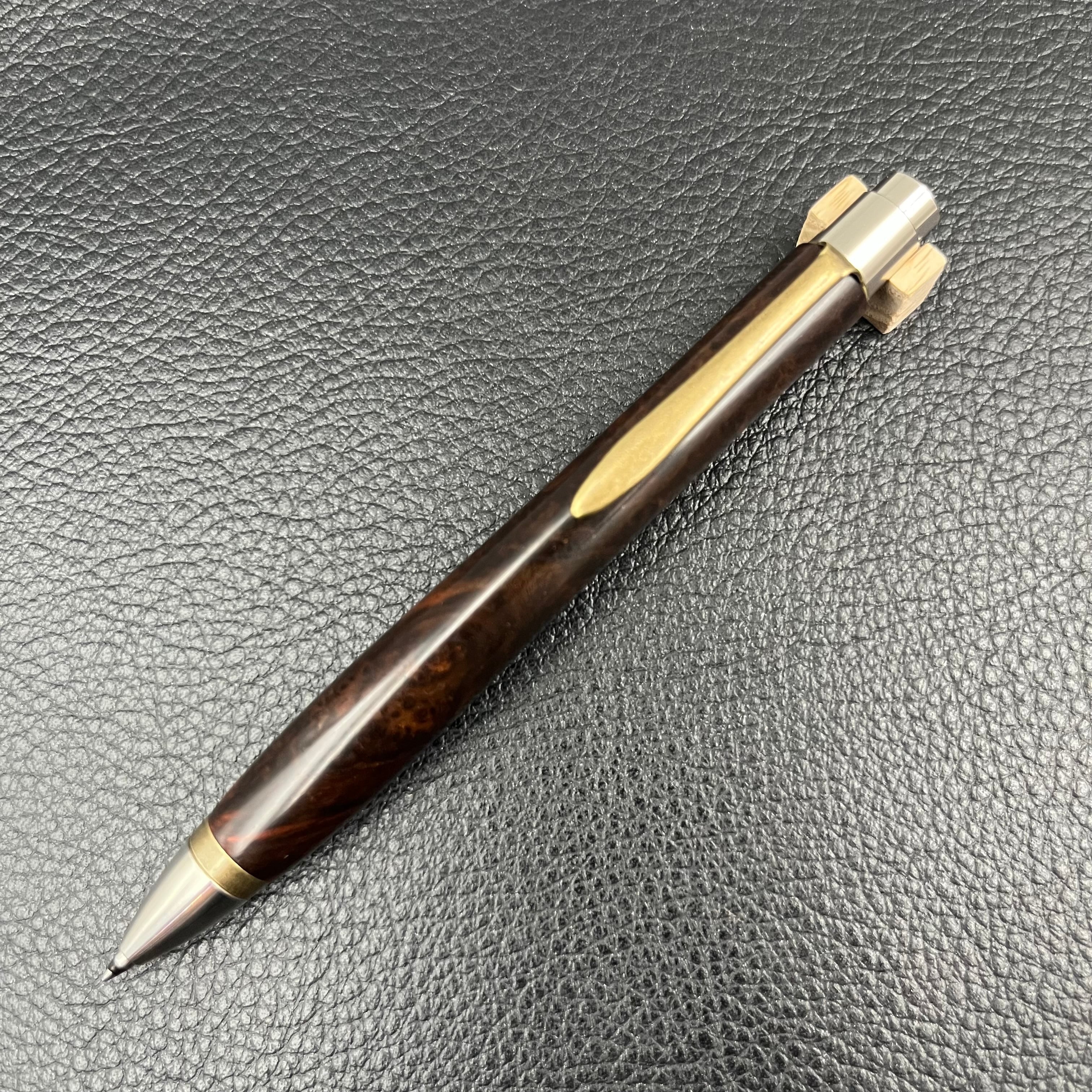 【美品】ウッドペンクラフト レジン ショートボールペン ボールペン | ウッドペンクラフト