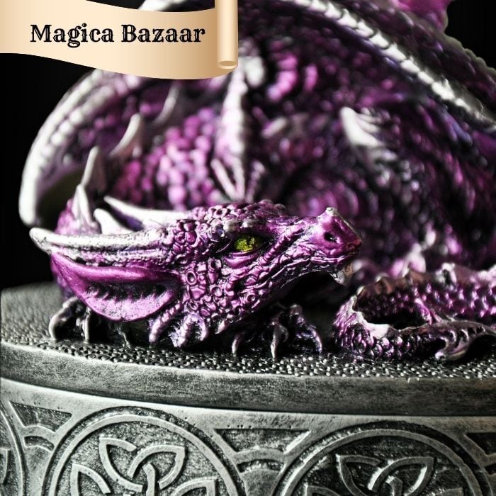 古城の竜 〜ドラゴンのジュエリーボックス〜 M21090 | 奇妙な洋装雑貨