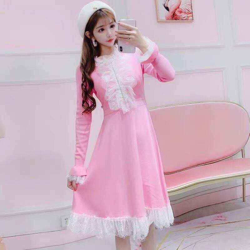 【送料無料】ピンクローズ2点セット♡ふりふりワンピース風スタイ&ベビーパンツ 送料無料】ピンクローズ2点セット♡ふりふりワンピース風スタイ&ベビー