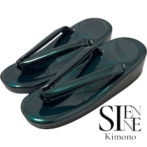 Kimono Sienne 着物ジェンヌ 厚底 草履 ウレタン草履 成人式 卒業式 袴 振袖 着物 グリーン