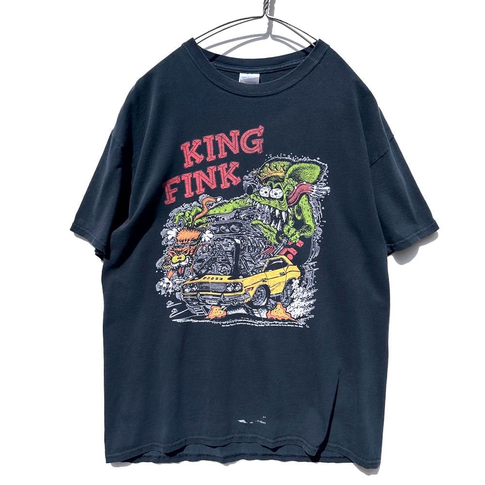 Ed Roth] Vintage Hot Rod Rat Fink Print T-Shirt [2003s] Vintage