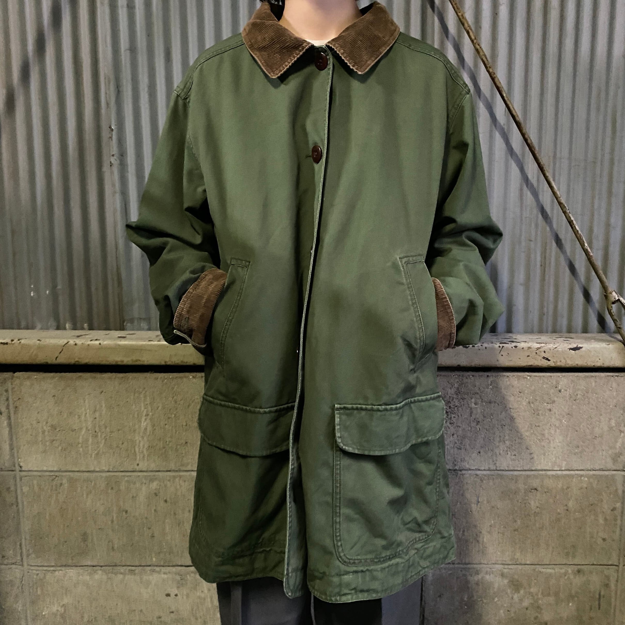 【極美品】ORVIS オービス　ロングトレンチコート　90s　ヴィンテージ