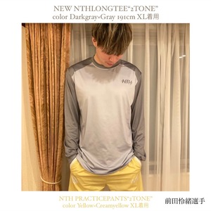 NEW NTHLONGTEE“2TONE” color Darkgray×Gray