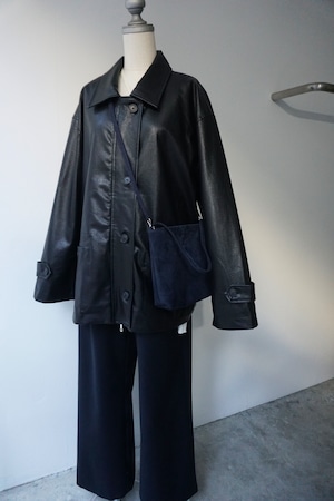 LEATHER JACKET (BLACK) 2510-57-313