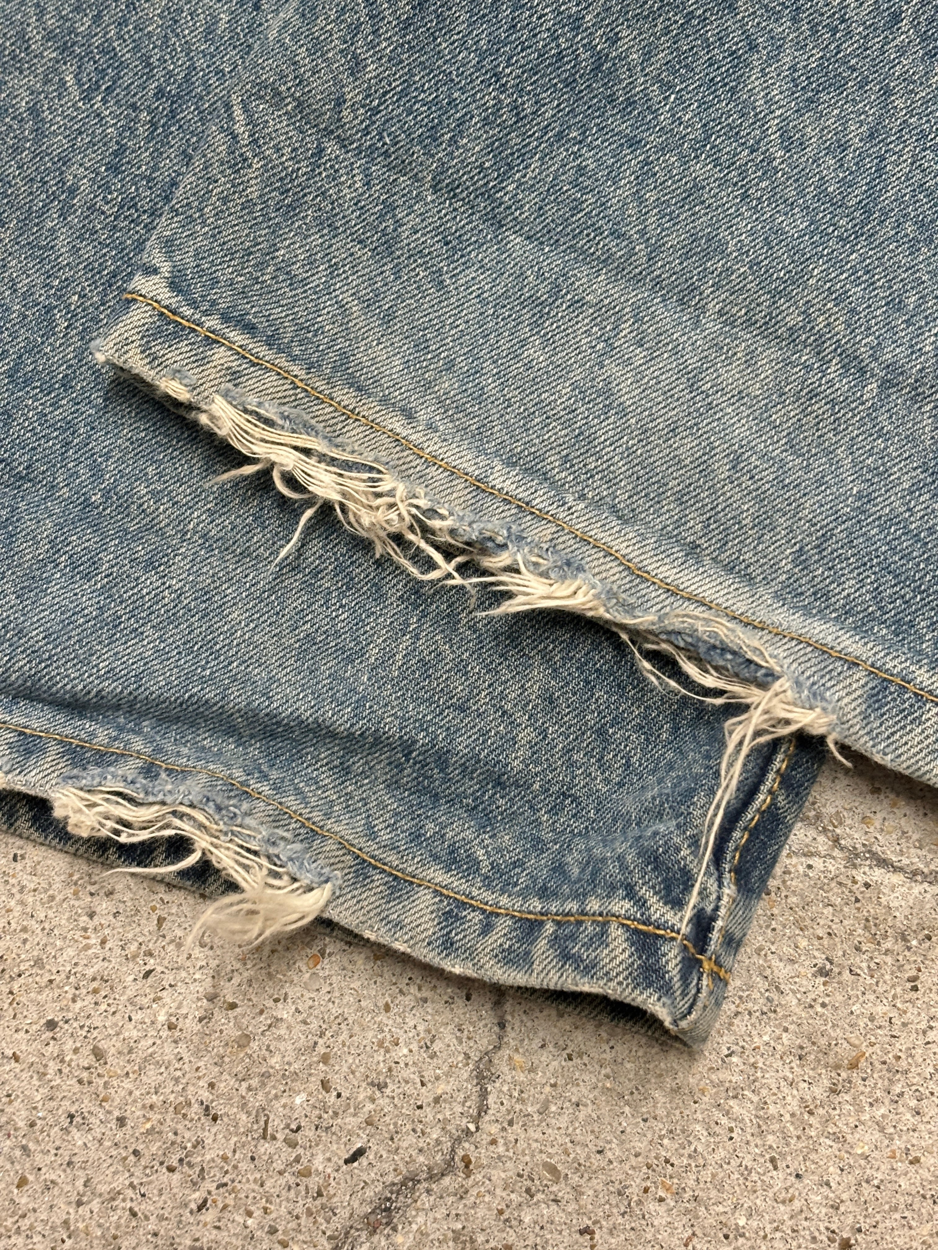 90～00s OLD STUSSY/Denim pants/USA製/W34/デニムパンツ/ストレ