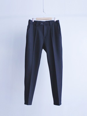 Garage.U.W VSL SHIRRING TROUSERS BLACK