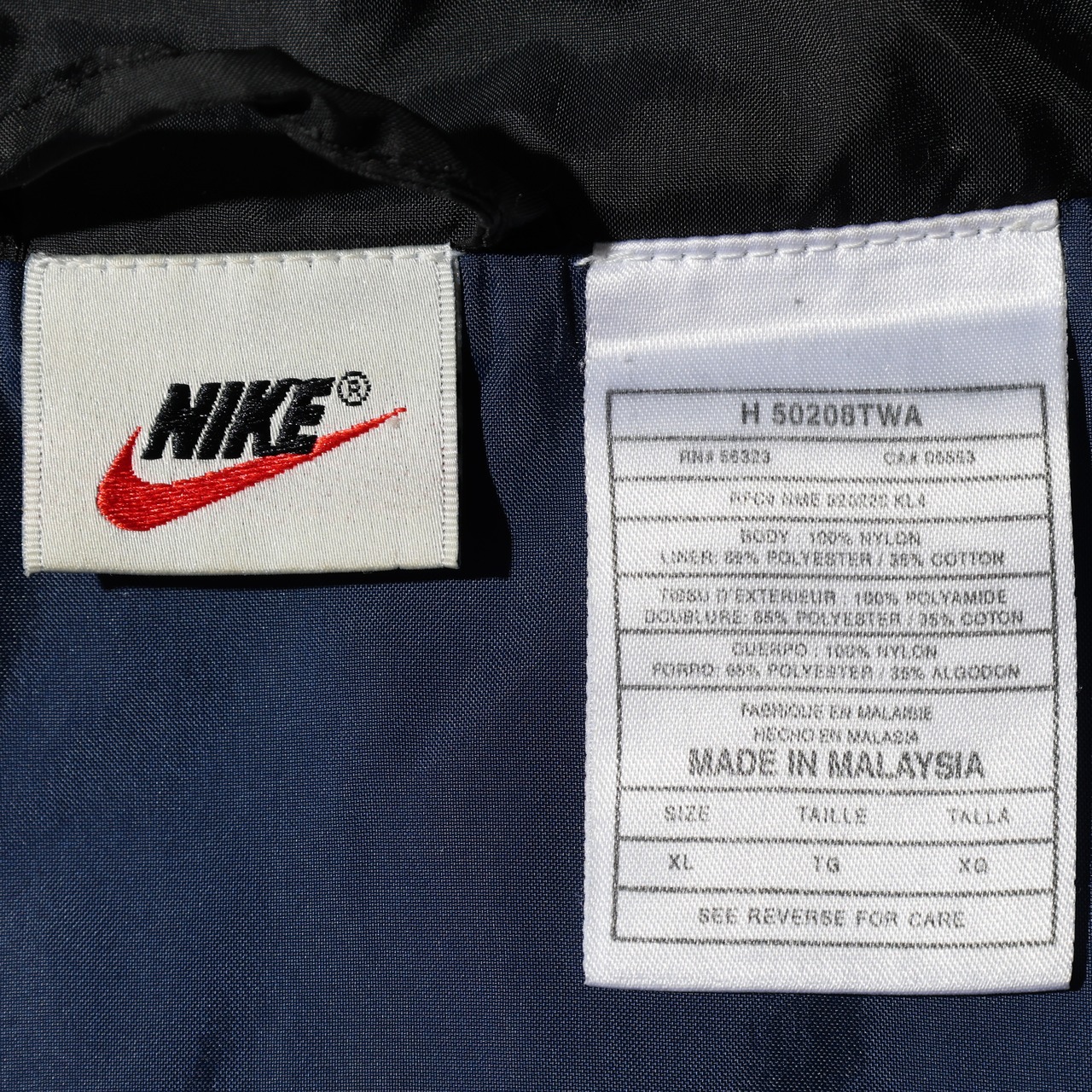 XL 90s Big Swoosh NIKE ビッグスウッシュ ナイロンジャケット ウインドブレーカー ナイキ