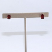 1月誕生石！小粒でも存在感あり！ シルバー ガーネット ピアス(S)  simple silver series mm1069