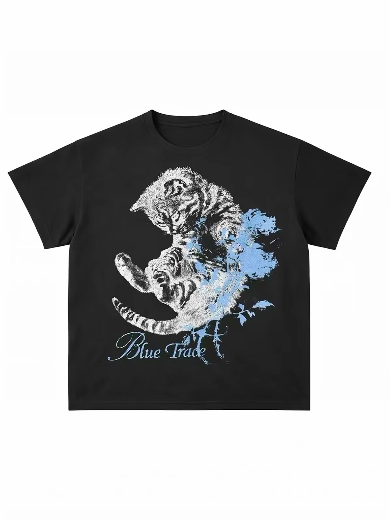【Vestige】Blue Trace Cat T-shirt