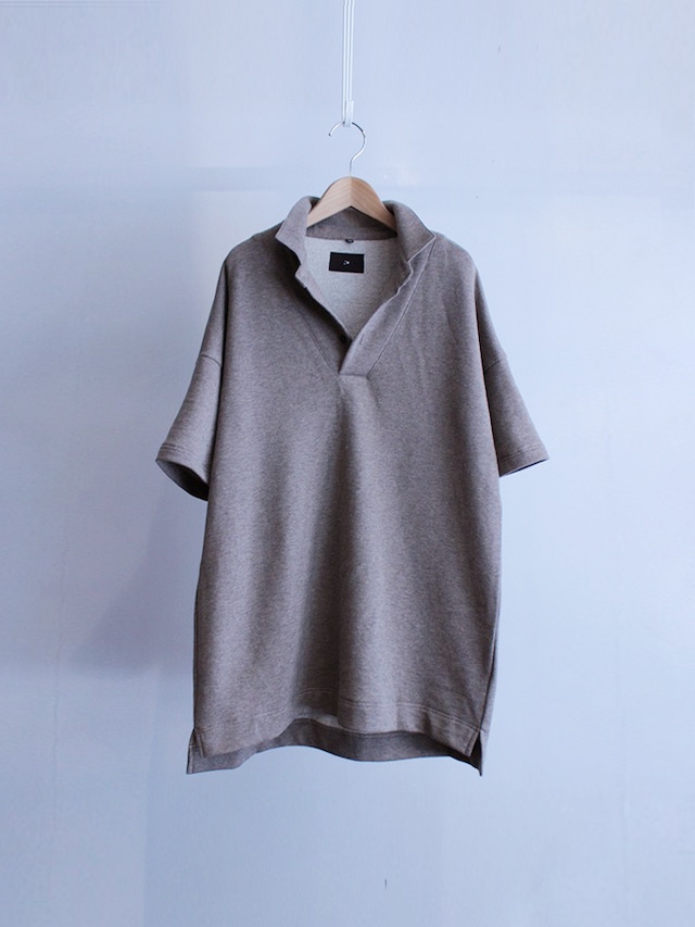 Garage.U.W LOOP BACK PILE PULLOVER SHIRT BROWN