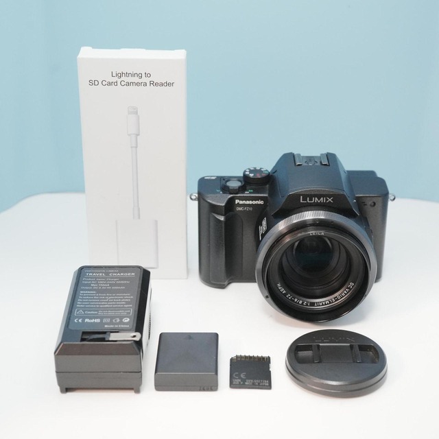 Panasonic LUMIX DMC-FZ10 デジカメ スマホ転送OK フルセット 美品 a6231