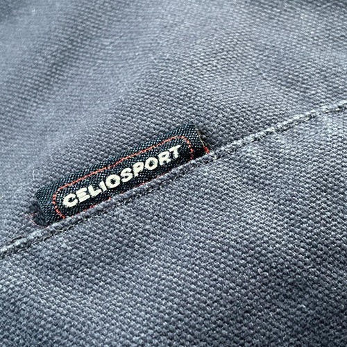 90s CELIO SPORT ブラック コットン フィッシャーマンジャケット 詳細写真3