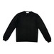 GranSasso(グランサッソ)  Long Sleeve Softcotton 12G Crew Neck Knit Tee/BLACK