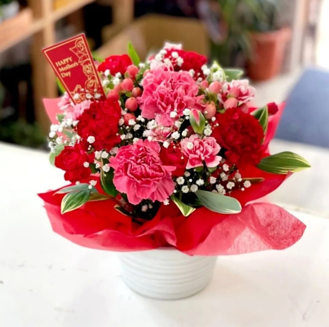母の日 おまかせアレンジ | 花助｜高槻のフラワーショップ 花助です