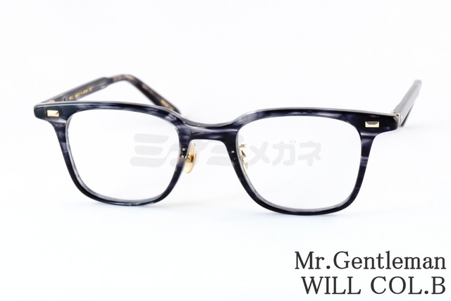 Mr.Gentleman メガネ WILL Col.B ウェリントン ウィル クラシカル ミスタージェントルマン 鯖江 日本製 正規品