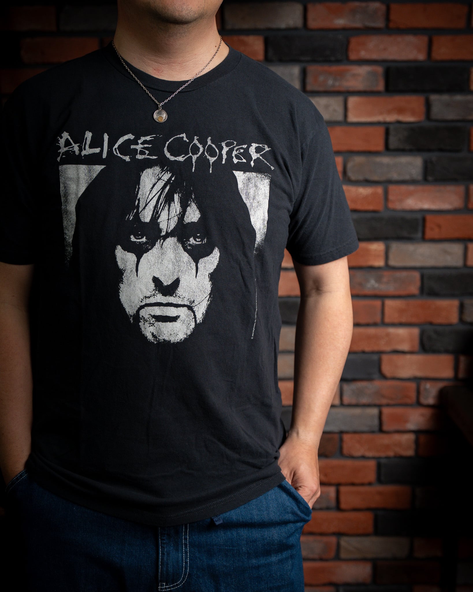 THRIFTY LOOK】ALICE COOPER TEE 新品 ユーズド加工 L XL アリス