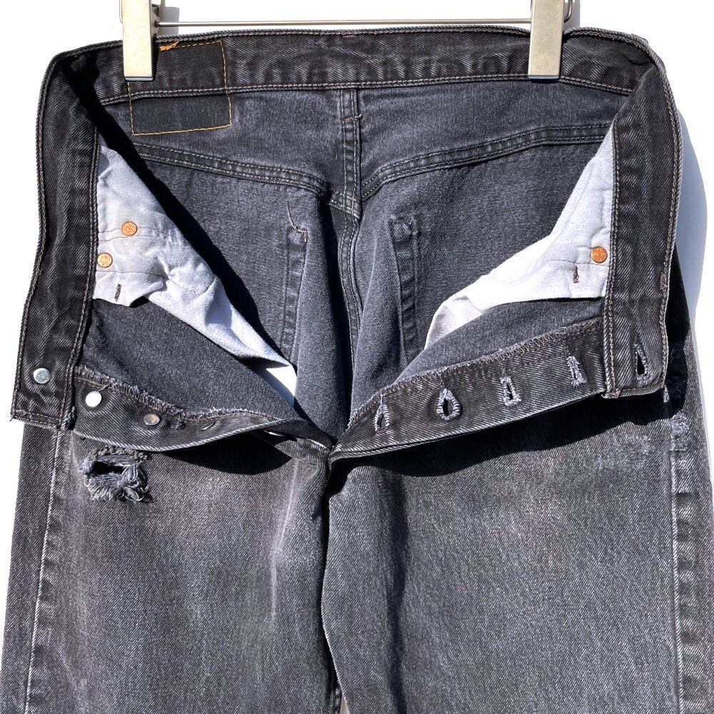 Levis 501 Black [Levis 501-0660 Made in USA] Vintage Black