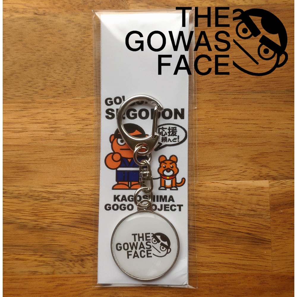GO!GO! SEGODON】 ざ・ごわすフェイス ナスカンキーホルダー パロディ